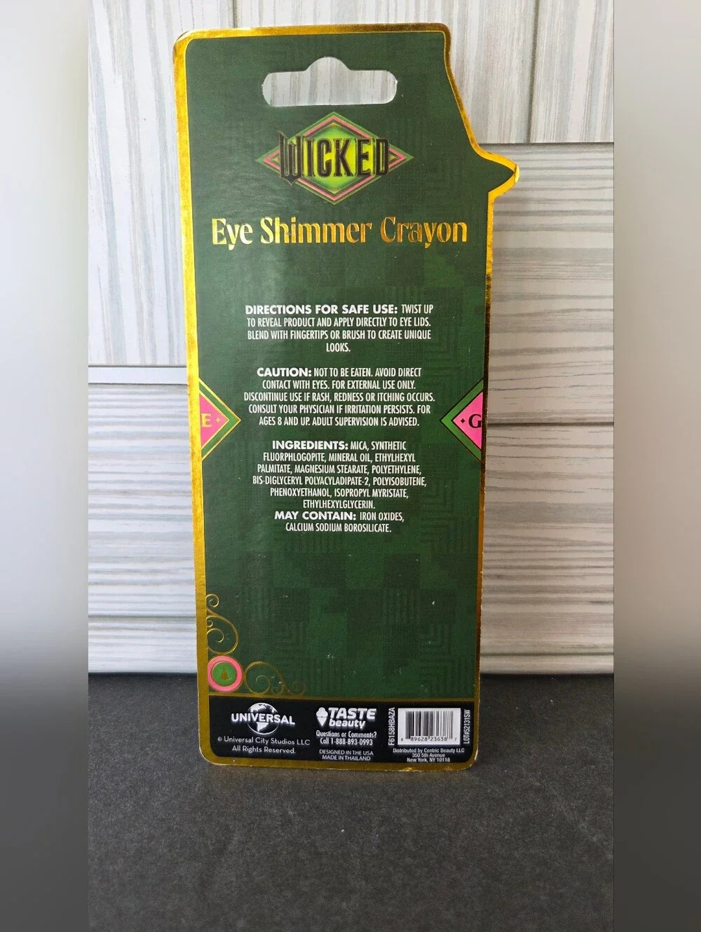 Taste Beauty Wicked Movie Eye Shimmer Crayon Elphaba Makeup Green New